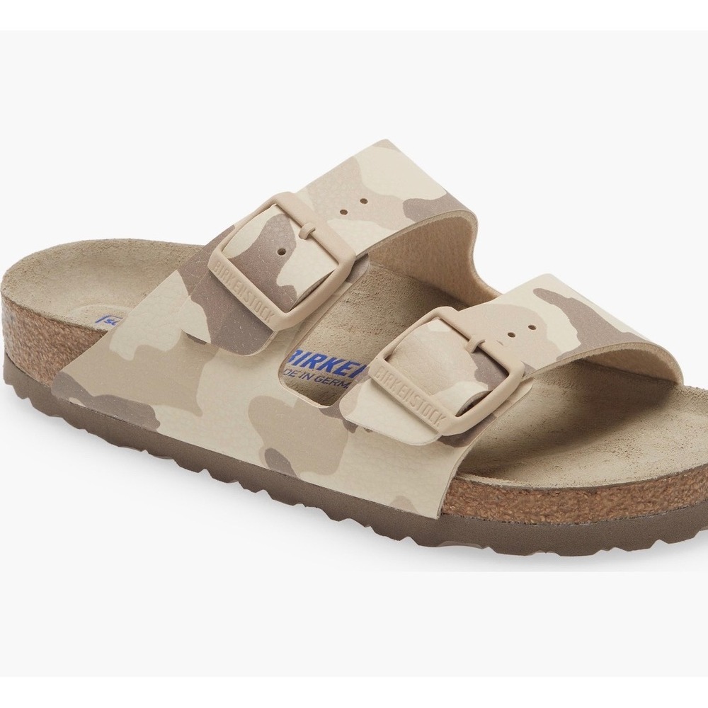 Birkenstock Arizona Soft Footbed sandal desert soil camouflage NEW 37/6-6.5